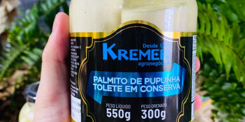 KREMER LANÇA PALMITOS DE PUPUNHA EM CONSERVA