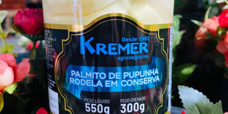 KREMER LANÇA PALMITOS DE PUPUNHA EM CONSERVA