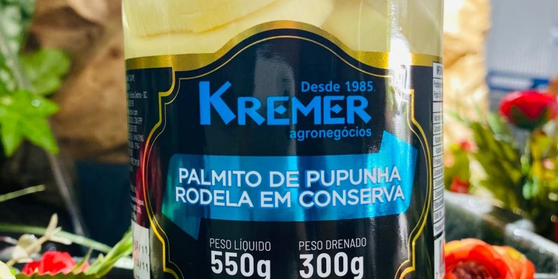 KREMER LANÇA PALMITOS DE PUPUNHA EM CONSERVA