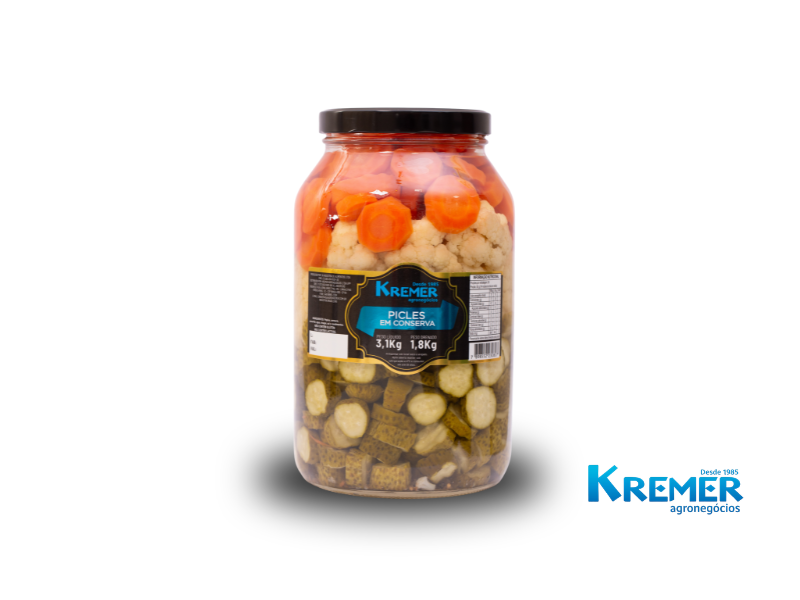 PICLES EM CONSERVA KREMER 1,8kg
