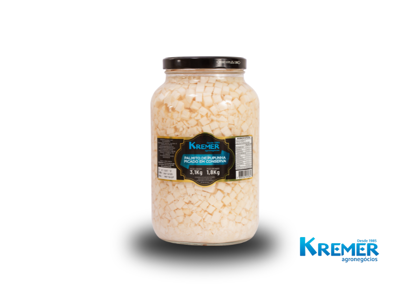 PALMITO DE PUPUNHA PICADO KREMER 1,8kg