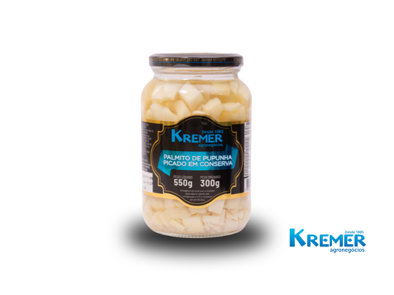 PALMITO DE PUPUNHA PICADO KREMER 300g