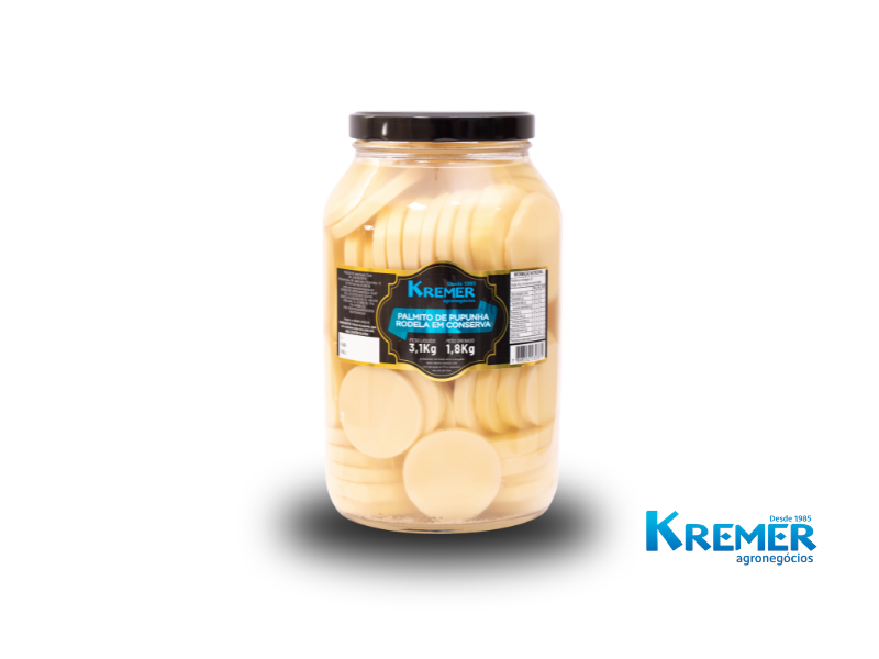PALMITO DE PUPUNHA RODELA KREMER 1,8kg