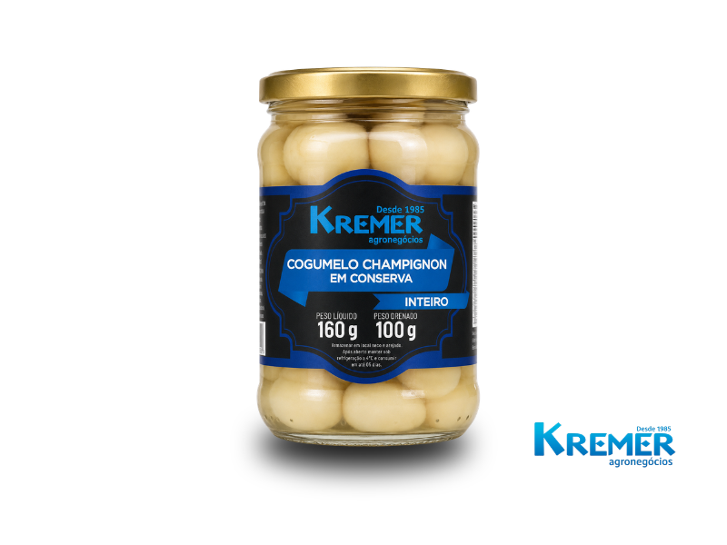 COGUMELO EM CONSERVA INTEIRO 100g
