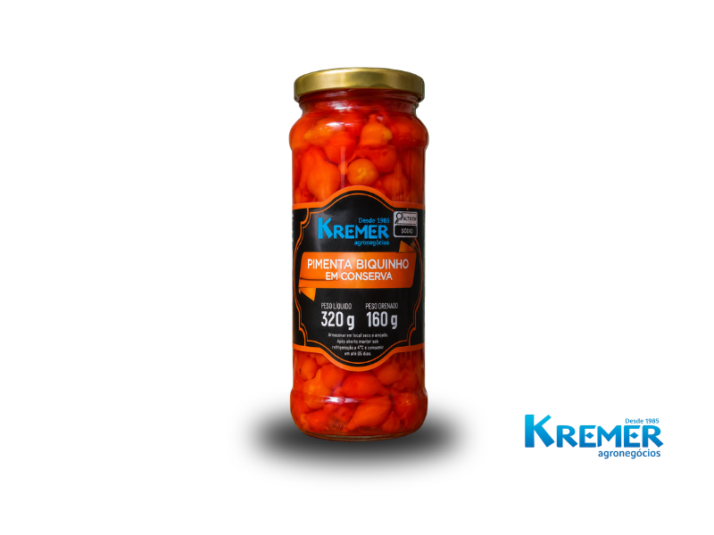 PIMENTA BIQUINHO EM CONSERVA 160g